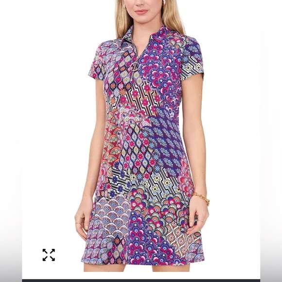 MSK Dresses & Skirts - MSK Colorful Patterned mini Dress S